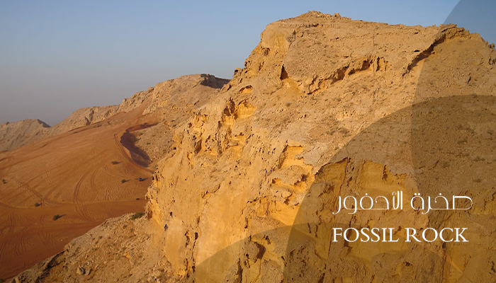 التخييم في الإمارات صخرة الأحفور